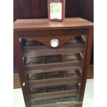 South American Teak Wood Cigar Cabinet